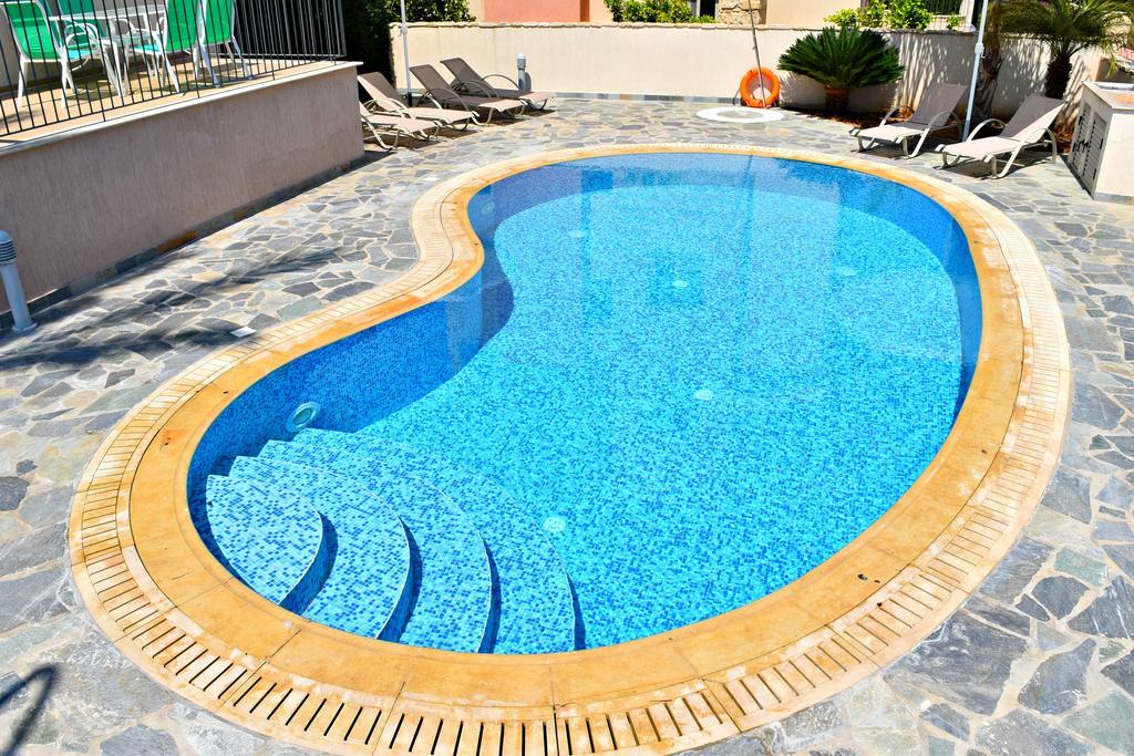 Villa Lalianda Sandy Beach Villas - Private Pool - Jacuzzi - Private Beach Area Polis Luaran gambar